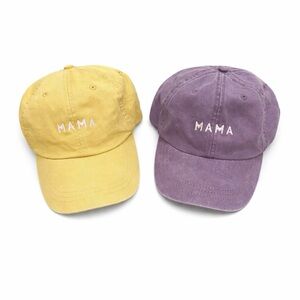 Bundle of 2 Friday+Saturday "Mama" Hats - Yellow, Purple